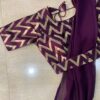BEST SELLING STITCHED BLOUSE SAREE - Image 2