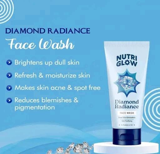Nutriglow Set of 5 Diamond Radiance Face Wash|Dead Skin Elimination & Skin Purifying|65ml each - Image 3