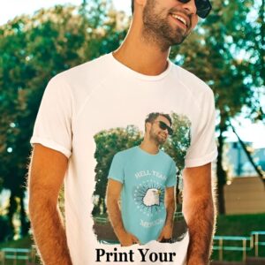 Customized Half Sleeve Men’s T-Shirt | Customize Man's Photo T-shirt Print