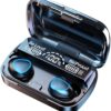 M10 Wireless Earbuds Bluetooth 5.1 TWS 2200mAh Power Bank Charging Box in Ear Earphones True Stereo Sports Headphones Waterproof/Sweatproof Headsets Microphone Airdots Premium Deep Bass