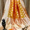 Tradional Partywear Banarasi Silk Saree with Blouse