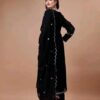 Heavy Faux Georgette With Heavy Embroidery Work With Riyal Miroor Hand Work - Image 5