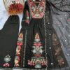 Heavy Faux Georgette With Heavy Embroidery Work With Riyal Miroor Hand Work - Image 6