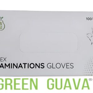 Green Guava Latex Powdered Disposable Gloves
